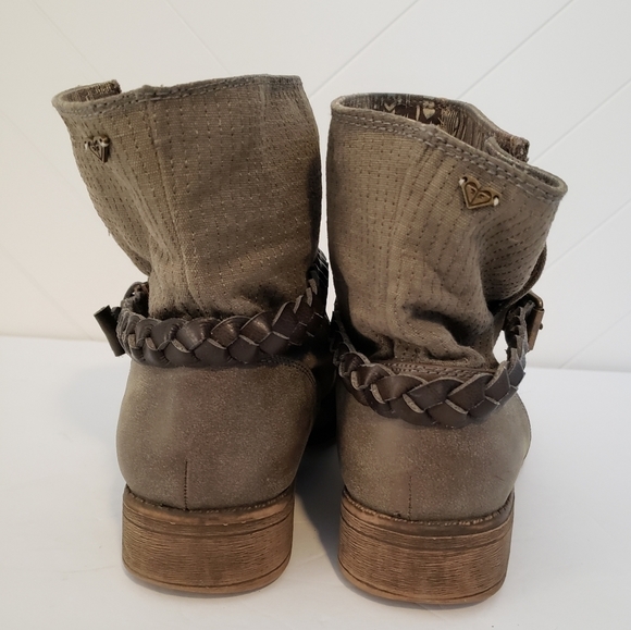 Roxy Brown Western Style Slouchy Ankle Boots Women's Size 8.5 - Picture 7 of 10